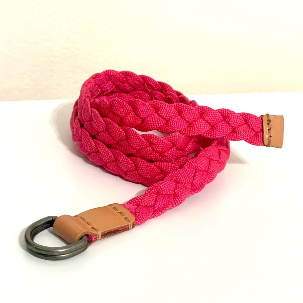 GAP Barbie Pink Fabric Braided Belt